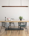 WOMO Walnut Linear Led Pendant Light-WM2520 thumbnail