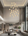 WOMO Cascading Glass Ball Dining Room Chandelier-WM2648 thumbnail