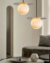 WOMO Disc Globe Alabaster Pendant Light-WM2836 thumbnail