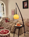 WOMO Hanging Wood Floor Lamp with Table-WM7130 thumbnail