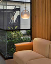 WOMO Frosted Glass Globe Pendant Light-WM2616 thumbnail