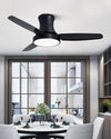 WOMO Black Low Profile Ceiling Fan Lamp-WM5053 thumbnail