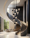 WOMO Cascading Alabaster Staircase Chandelier-WM2862 thumbnail