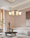 WOMO Frosted Glass Ball Round Chandelier-WM2791 thumbnail