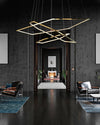 WOMO Tiered Hexagon Led Chandelier-WM2463 thumbnail