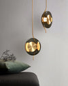 WOMO Pendulum Glass Disc Pendant Light-WM2501 thumbnail