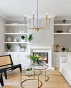 WOMO Gold Candlestick Chandelier-WM2509 thumbnail