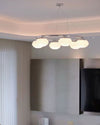 WOMO Fluted Glass Globe Round Chandelier-WM2767 thumbnail