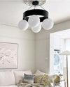 WOMO Round Frosted Glass Globe Chandelier-WM2717 thumbnail