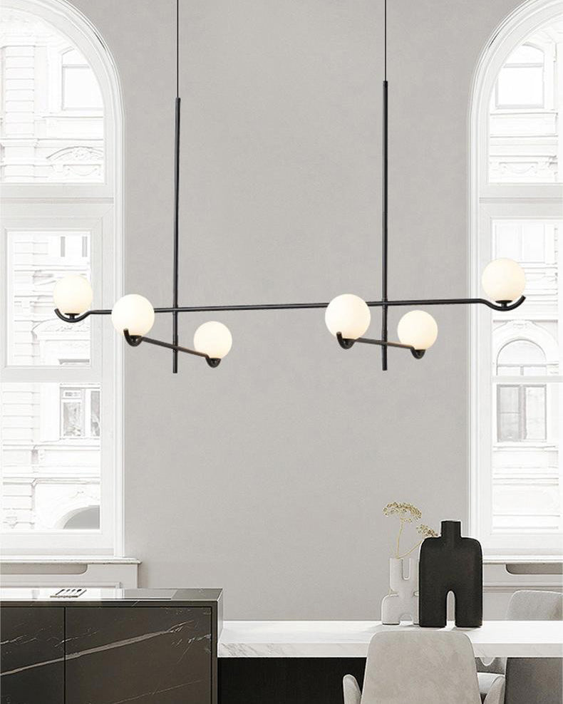WOMO Adjustable Glass Ball Chandelier-WM2584