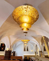 WOMO Gold Tiered Discs Chandelier-WM2475 thumbnail