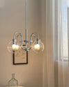 WOMO Clear Glass Globe Arm Chandelier-WM2719 thumbnail