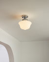 WOMO Schoolhouse Glass Ceiling Light-WM1147 thumbnail