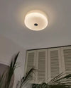 WOMO Round Cream Glass Flush Mount Ceiling Light-WM1132 thumbnail