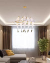 WOMO Origami Bird Oval Chandelier-WM2737 thumbnail