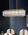 WOMO Textured Glass Linear Chandelier-WM2620 thumbnail