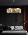 WOMO Gold Crystal Round Chandelier-WM2538 thumbnail