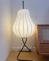 WOMO Pear Lantern Silk Floor Lamp-WM7126 thumbnail