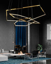 WOMO Tiered Hexagon Led Chandelier-WM2463 thumbnail