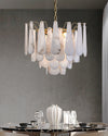WOMO Tiered Raindrop Alabaster Chandelier-WM2395 thumbnail