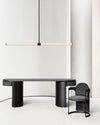 WOMO Fluted Glass Linear Chandelier-WM2776 thumbnail