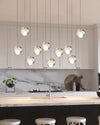 WOMO Cascading Glass Ball Dining Room Chandelier-WM2648 thumbnail