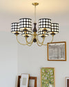 WOMO Polka Shaded Chandelier-WM2913 thumbnail
