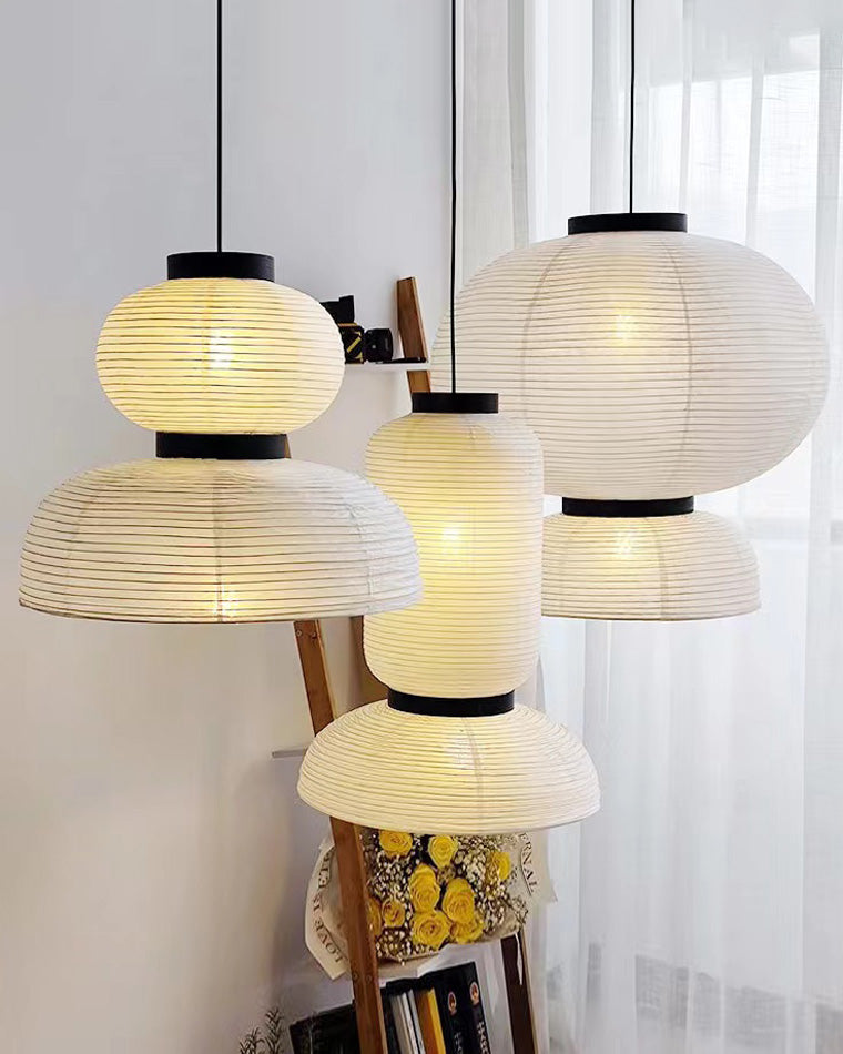 WOMO Lantern Silk Pendant Light-WM2472