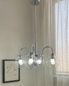 WOMO Clear Glass Globe Arm Chandelier-WM2719 thumbnail
