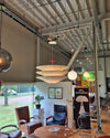WOMO Tiered Cone Rice Paper Pendant Light-WM2775 thumbnail