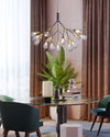 WOMO Firefly Gold Branch Linear Chandelier-WM2553 thumbnail