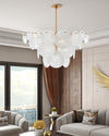 WOMO Textured Glass Disc Chandelier-WM2477 thumbnail