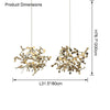 WOMO Argent/Gold Cloud Multi Pendant Chandelier-WM2042 thumbnail