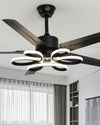 WOMO Unique Black Ceiling Fan Lamp-WM5104 thumbnail