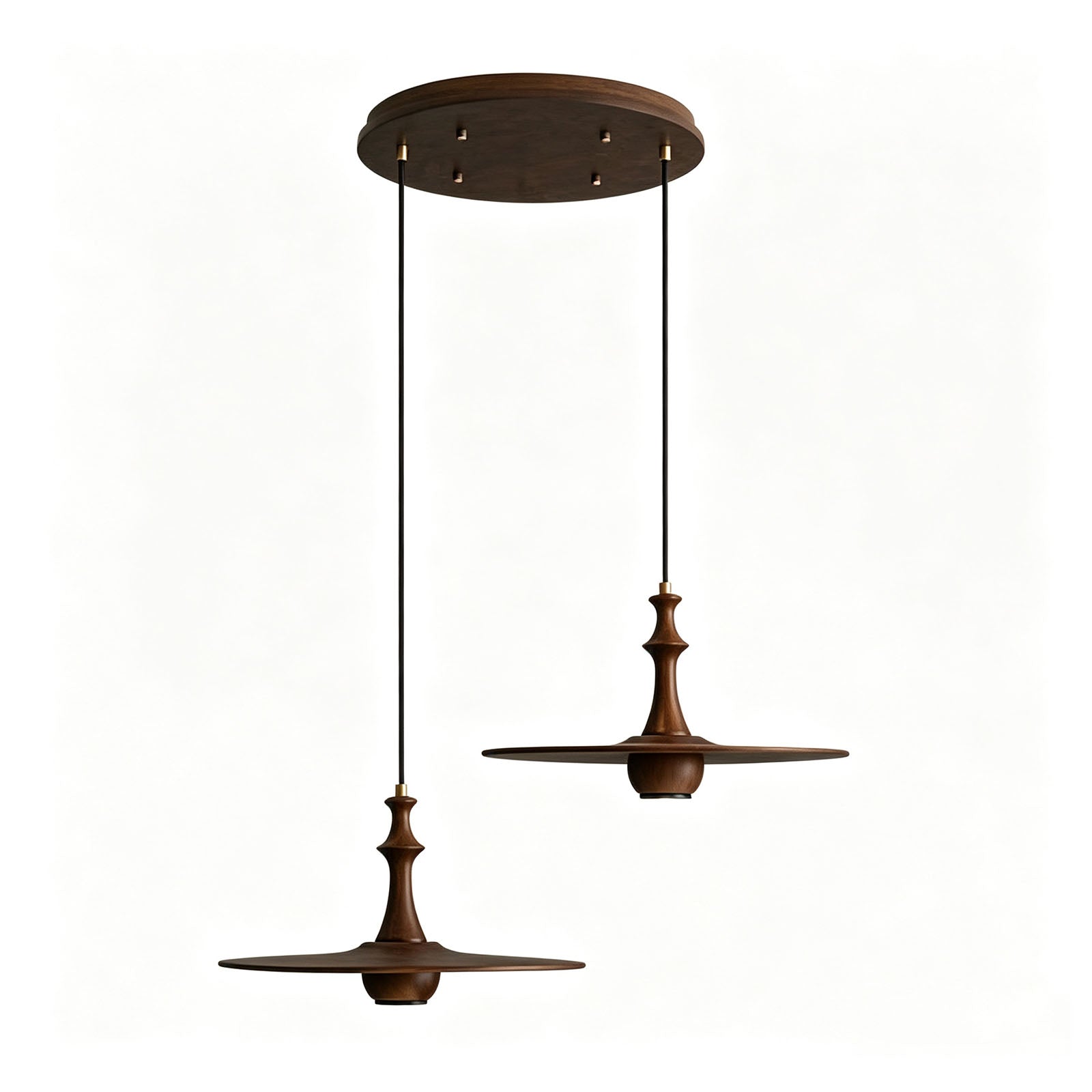 WOMO Wood Flying Saucer Chandelier-WM3259