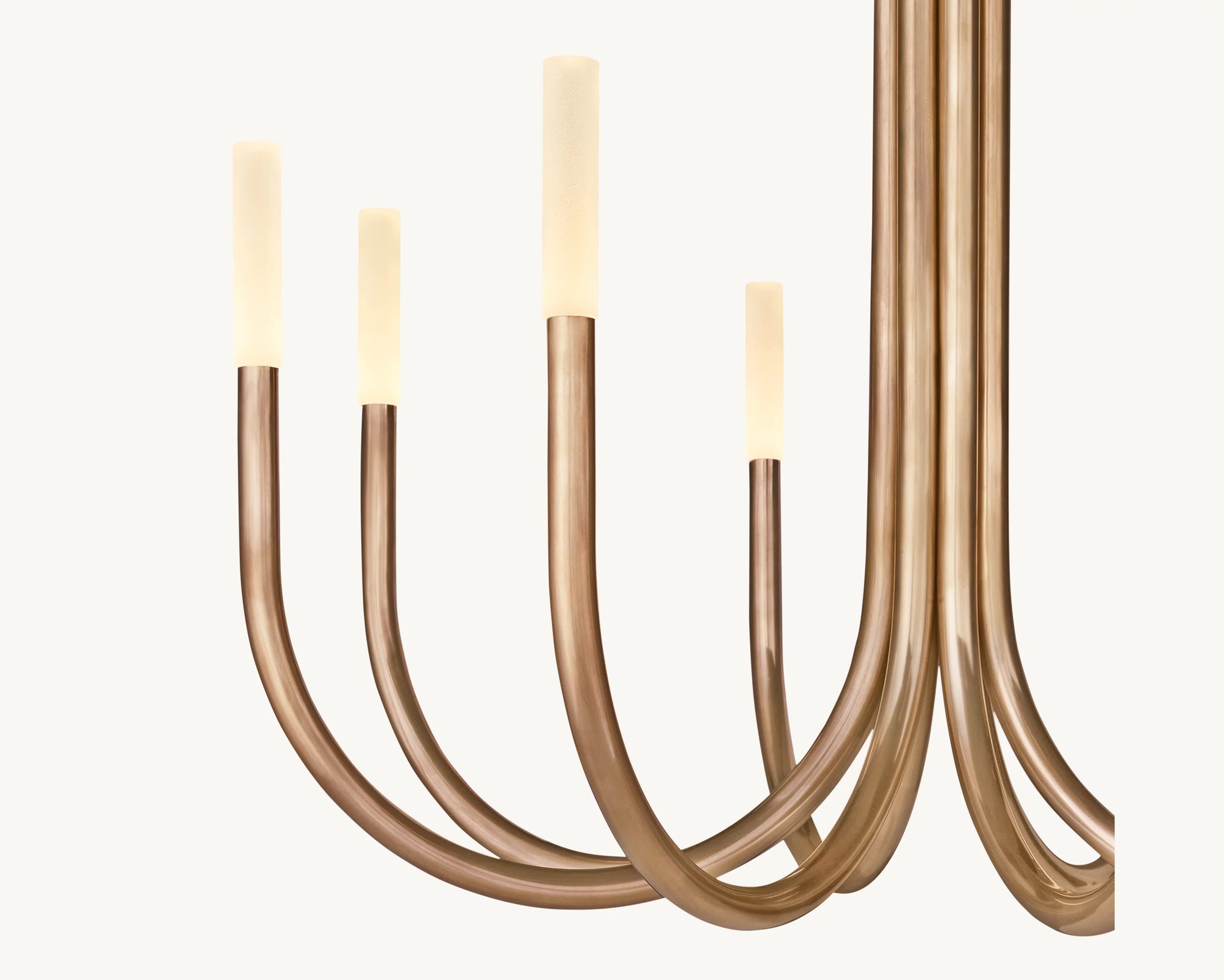WOMO Candlestick Swoop Arm Chandelier - Rousseau