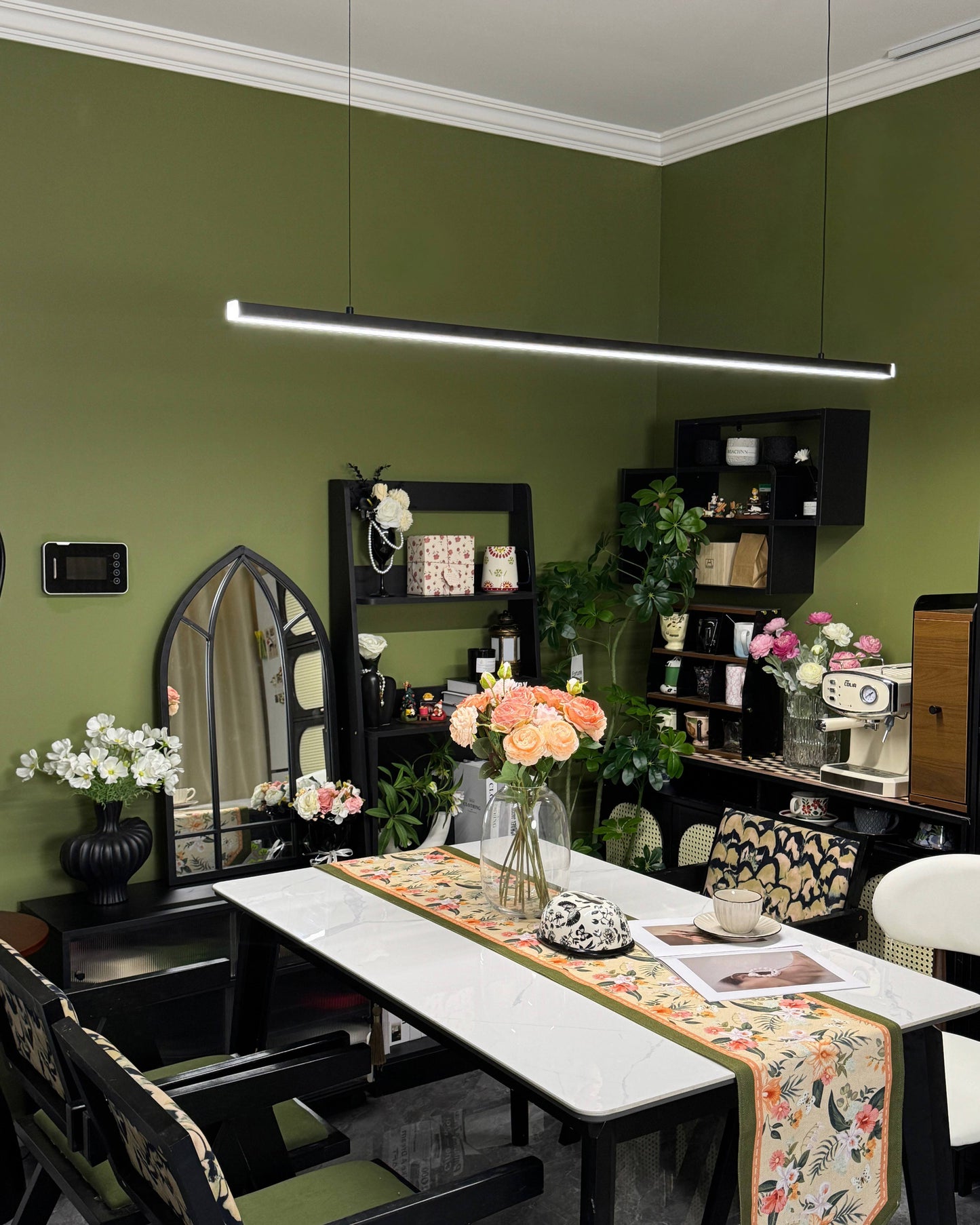 WOMO Extra Long Linear Pendant Light-WM2011