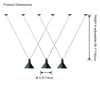 WOMO Small Cone Pendant Light-WM2298 thumbnail