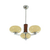 WOMO Swoop Arm Milk Glass Chandelier-WM2302 thumbnail