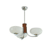 WOMO Swoop Arm Milk Glass Chandelier-WM2302 thumbnail