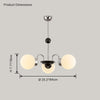 WOMO Frosted Glass Globe Chandelier-WM2304 thumbnail