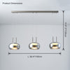 WOMO Round Smoked Glass Pendant Light-WM2322 thumbnail