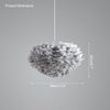 WOMO Feather Cloud Pendant Light-WM2217 thumbnail