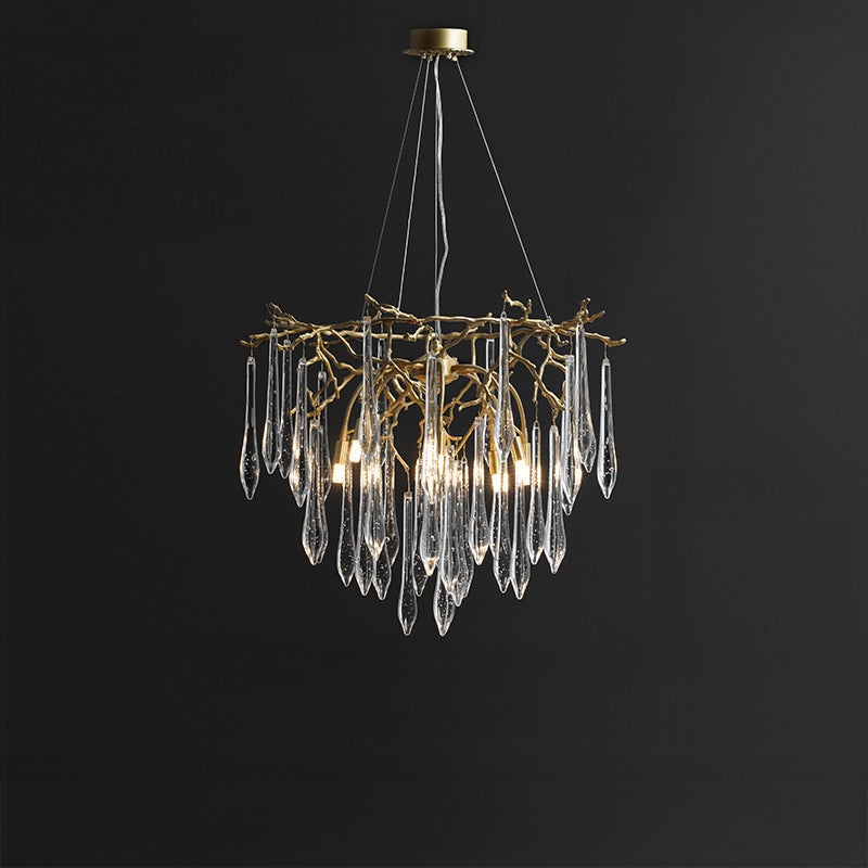 WOMO Raindrop Crystal Chandelier-WM3045