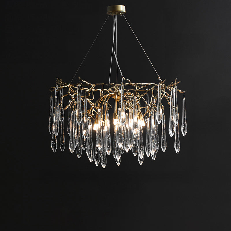 WOMO Raindrop Crystal Chandelier-WM3045