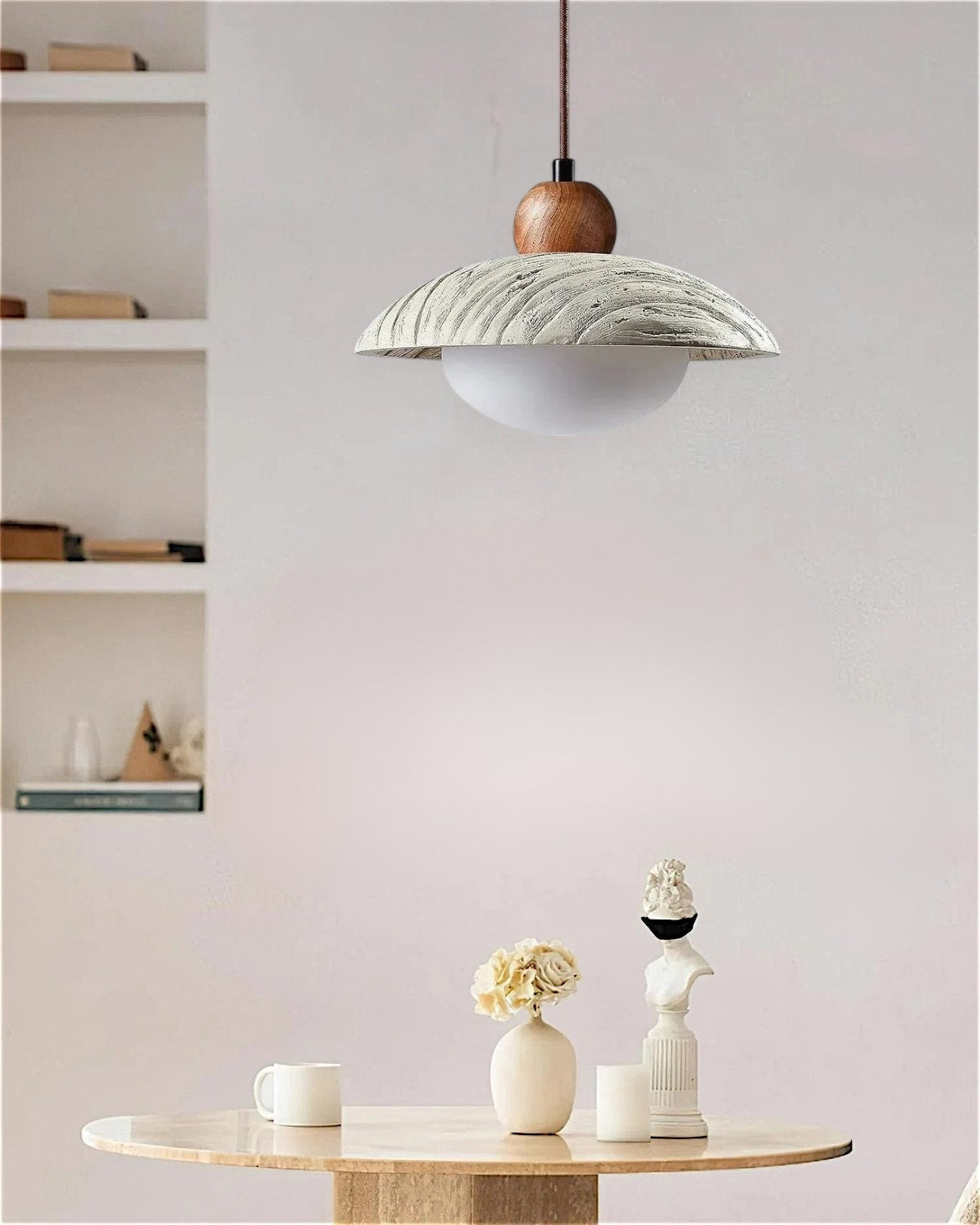WOMO Dome Cement Pendant Light - WM3101