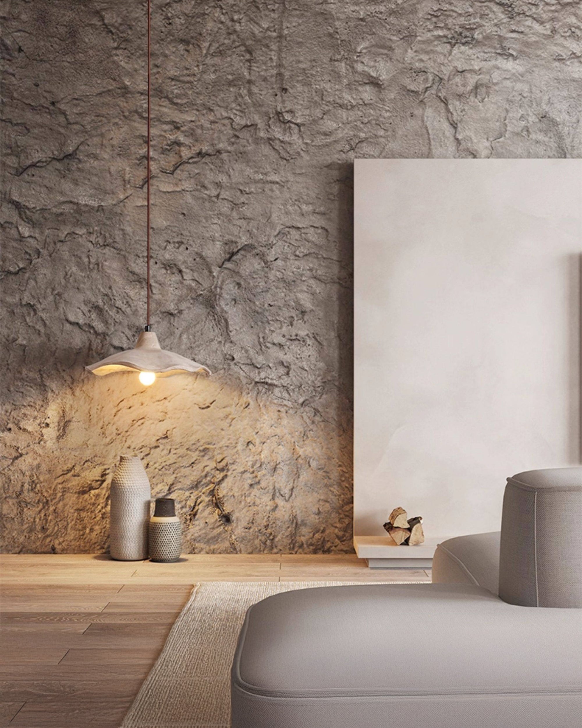 WOMO Modern Flower Cement Pendant Light - WM3102