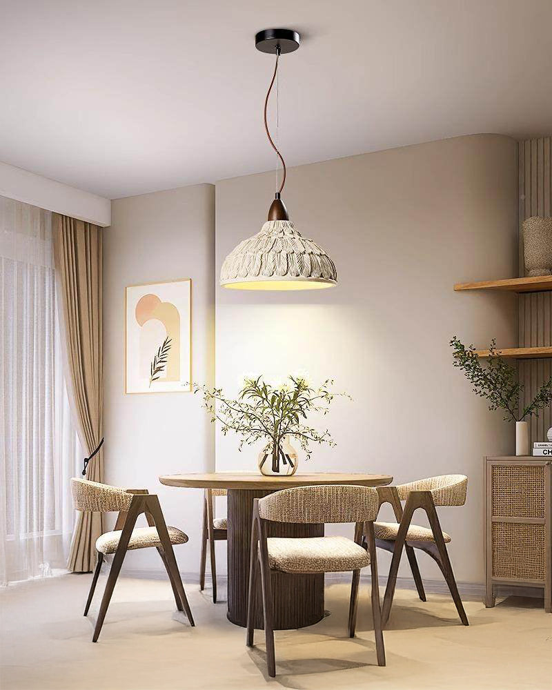 WOMO Engraving Dome Cement Pendant Light-WM3114