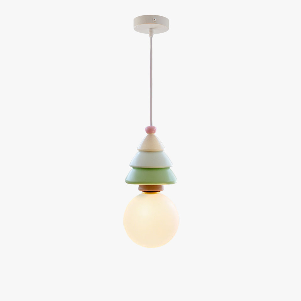 WOMO Christmas Tree Resin Pendant Light-WM3165