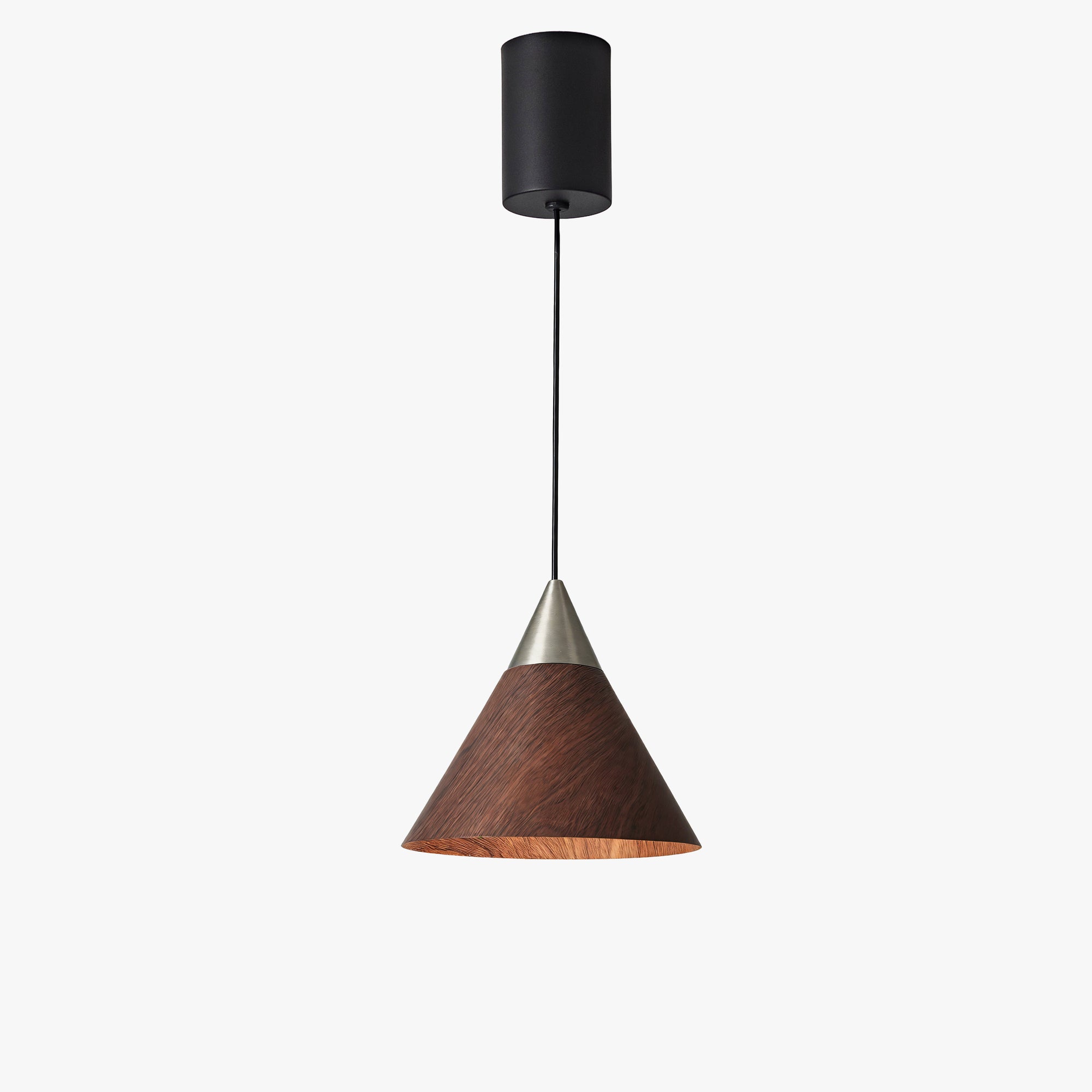 WOMO Walnut Cone Pendant Light-WM3167